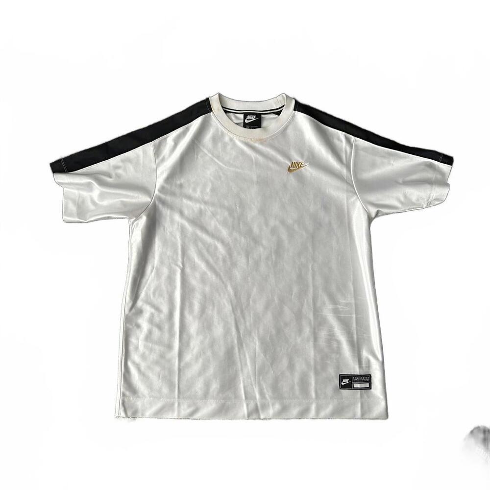 Nike “Engineered for Champions” Satin Tee w/ Gold Swoosh